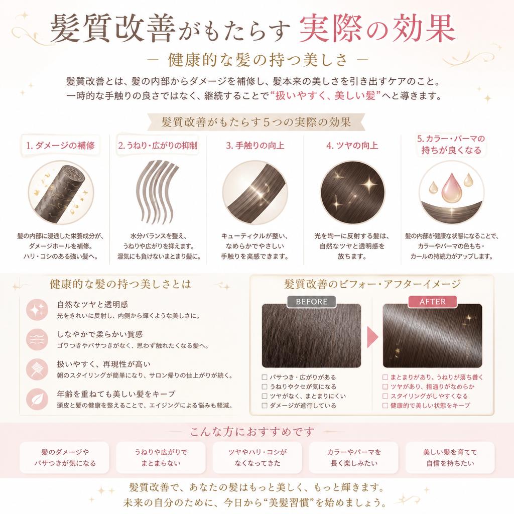 髪質改善の重要性