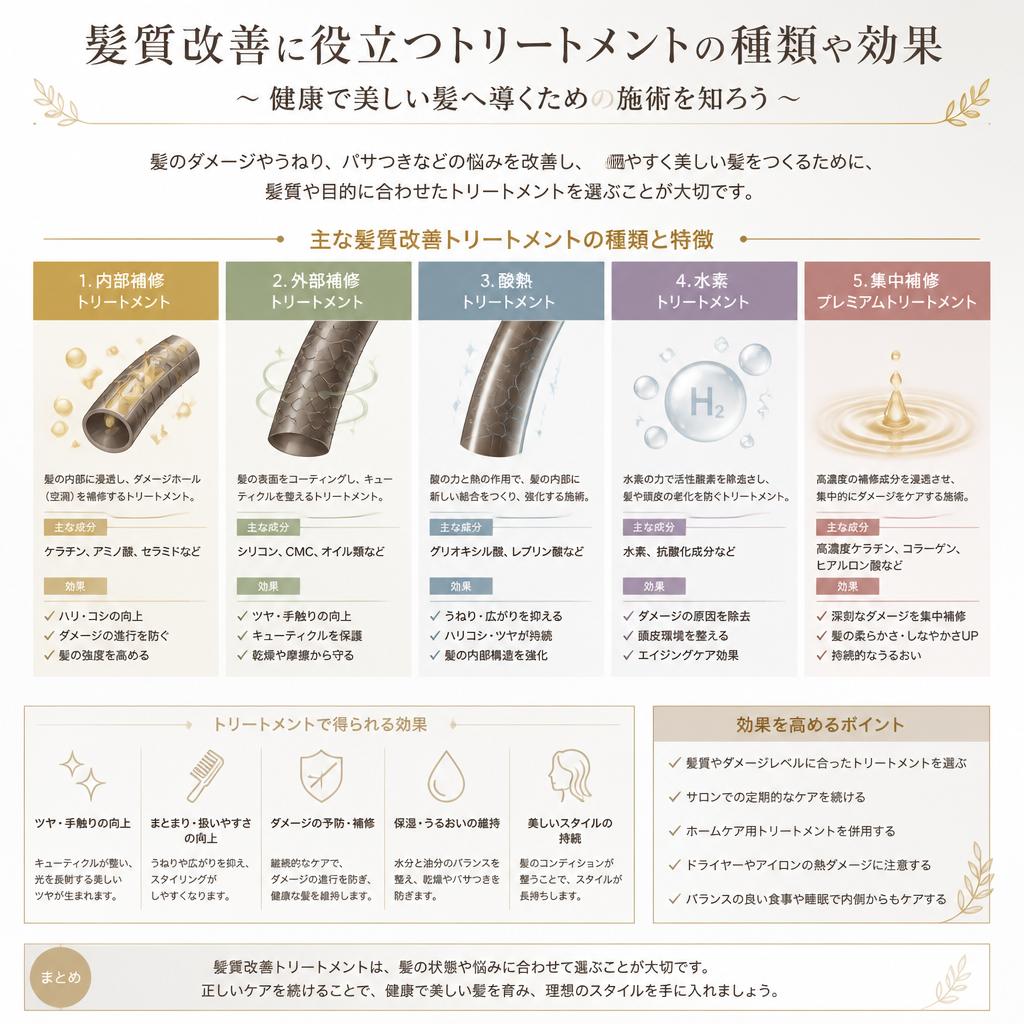 トリートメントによる効果