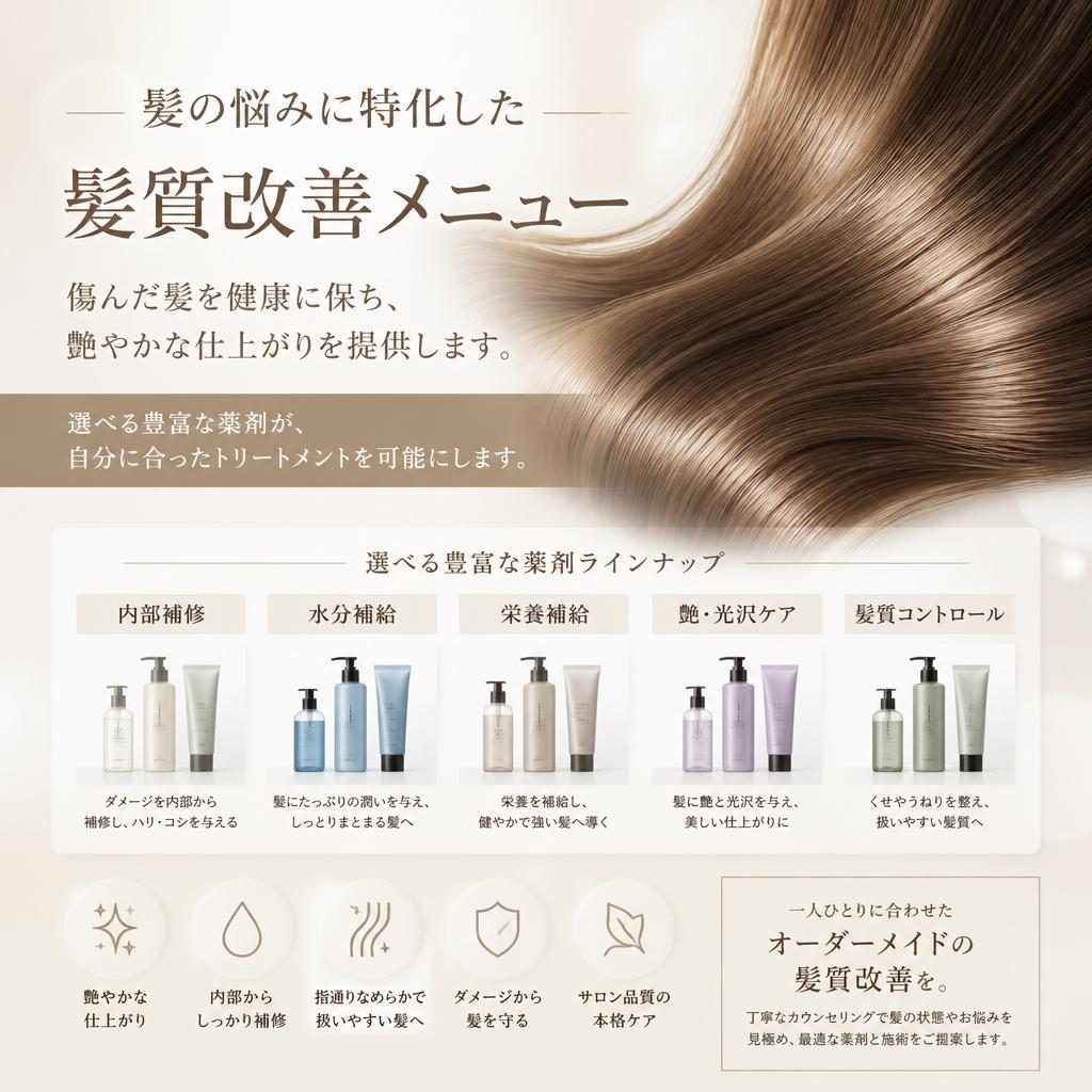2. 髪質改善で手に入れる輝く髪
