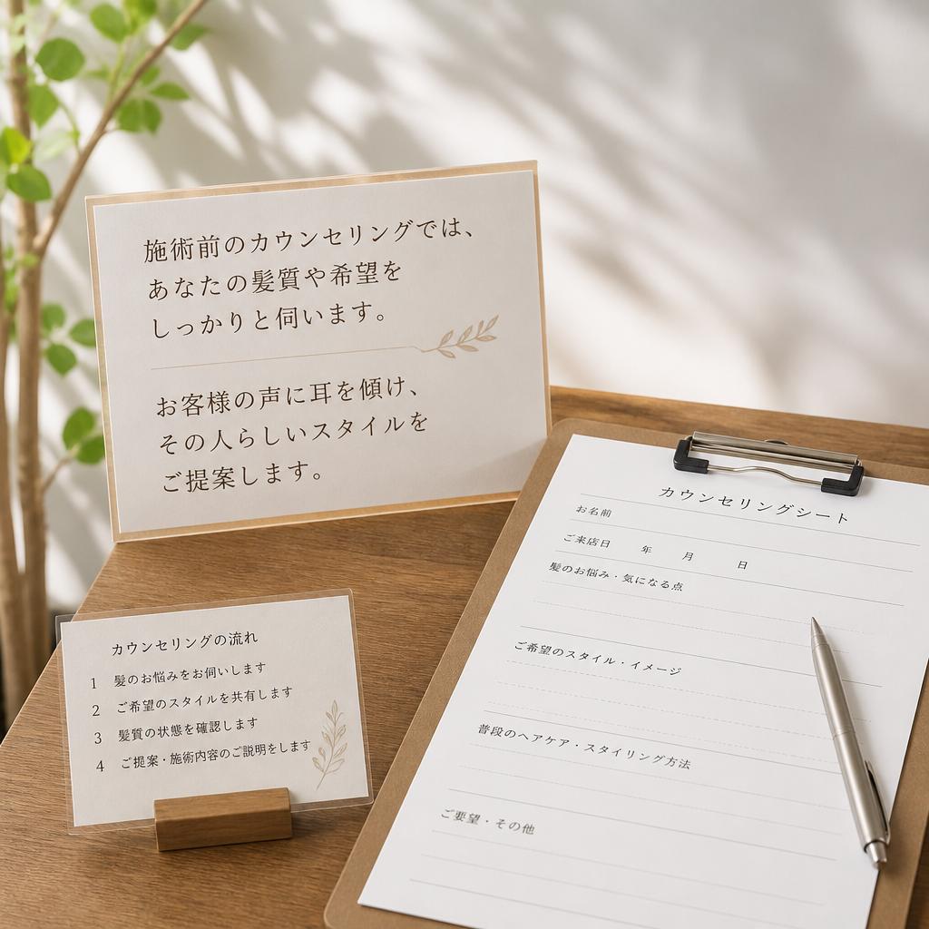 3. 丁寧なカウンセリングで理想を実現