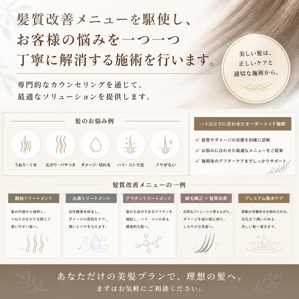 お客様の悩みを解決する高い技術