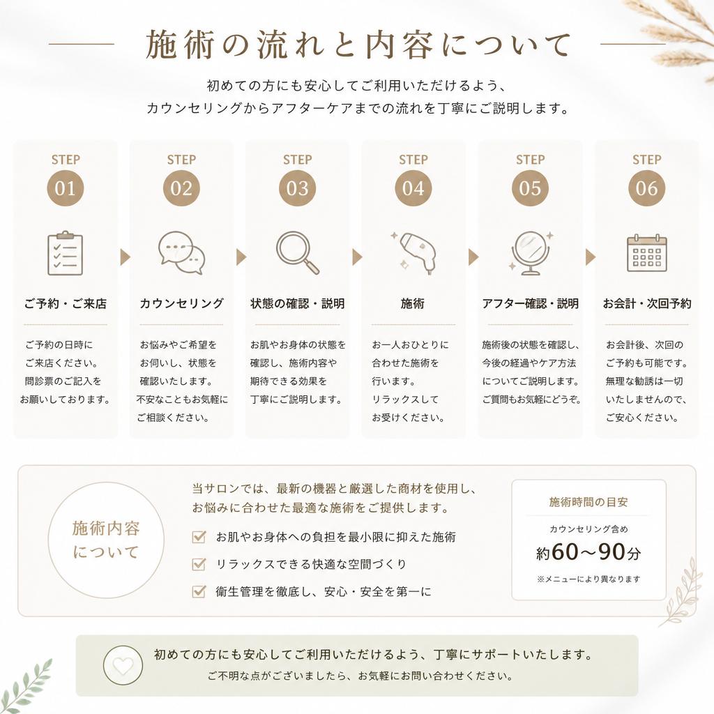 トリートメントの流れ