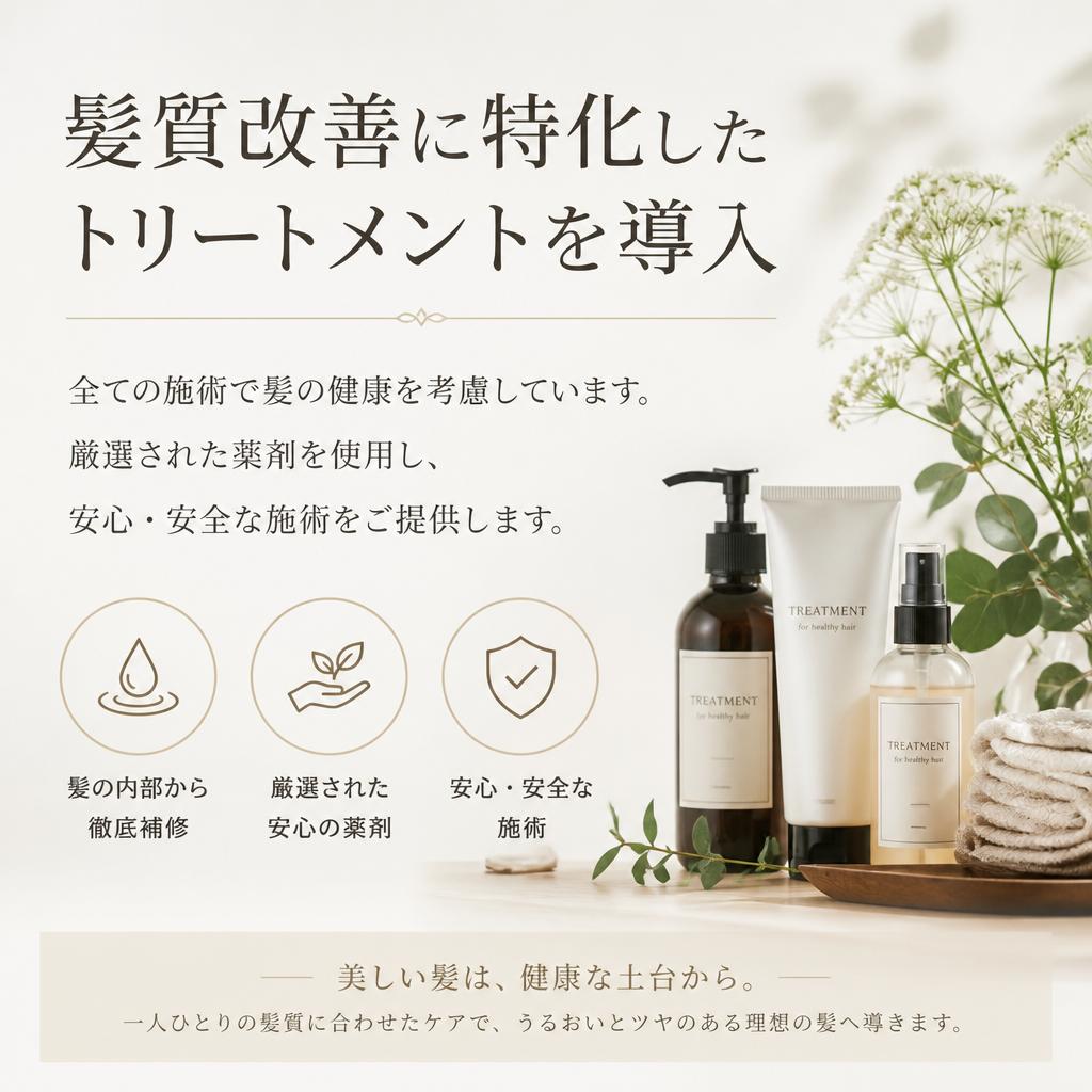 髪の健康を最優先に