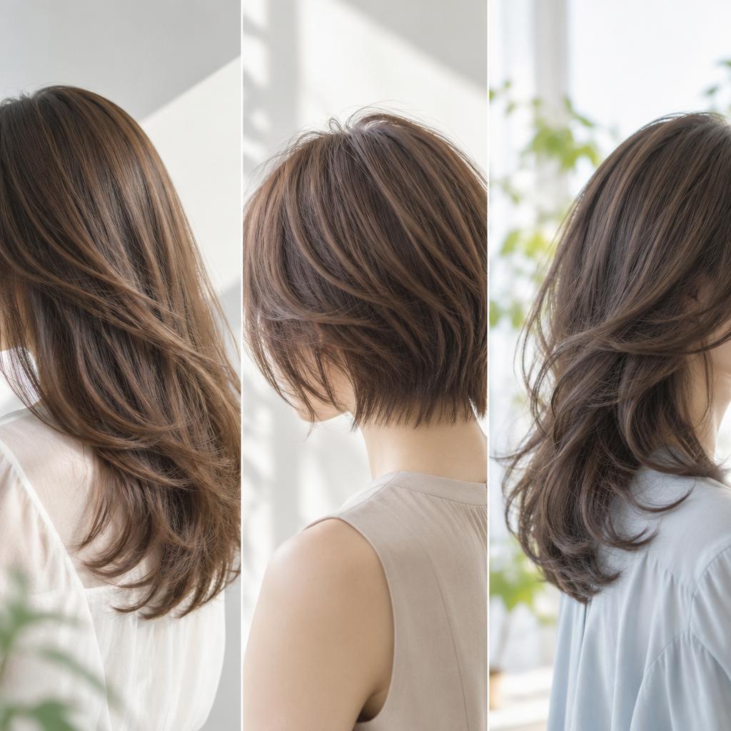 髪質に寄り添うレイヤーカットで、あなたらしさが輝く。