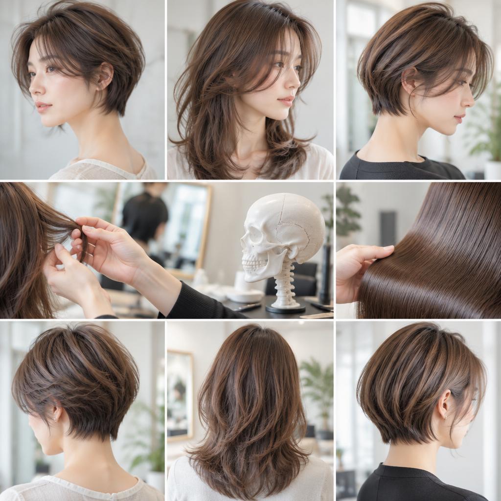 カット技術でつくる、どこから見ても美しいヘアスタイル