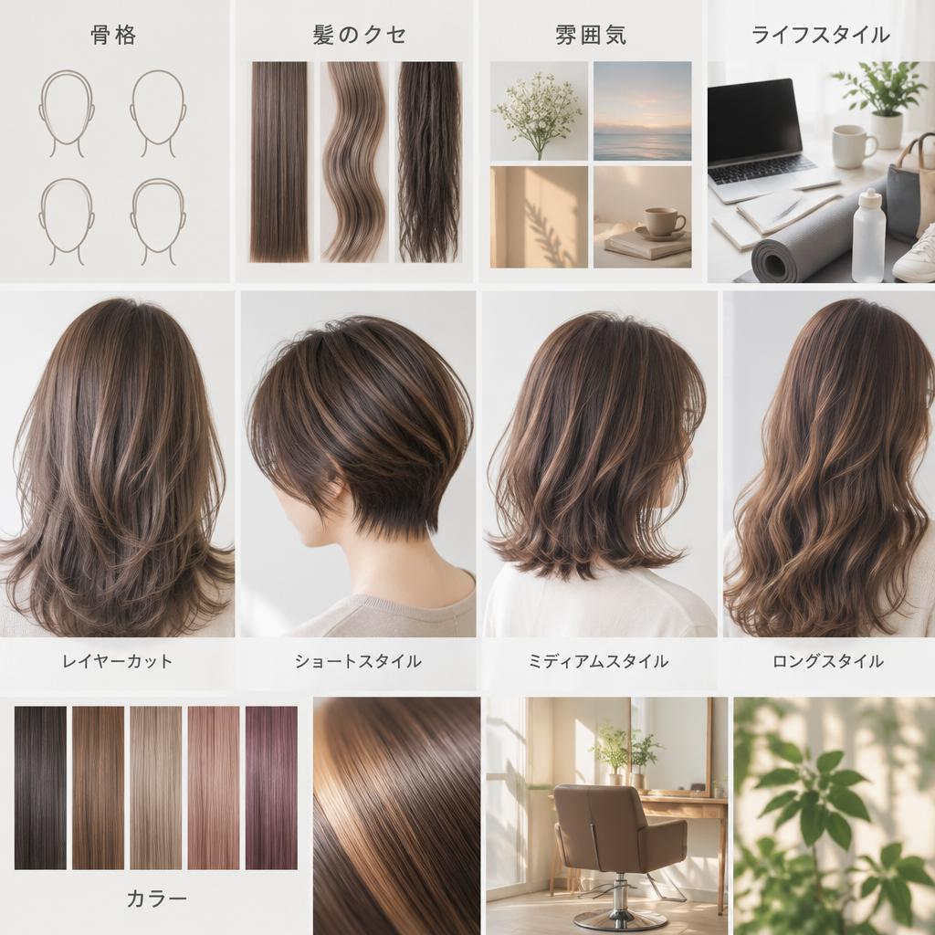似合う髪型がわからなくても大丈夫。プロと見つける理想のスタイル